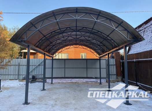 Навес для одного автомобиля 6х4 №54 - фото 1498